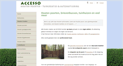 Desktop Screenshot of houtenpoorten-accesso.be